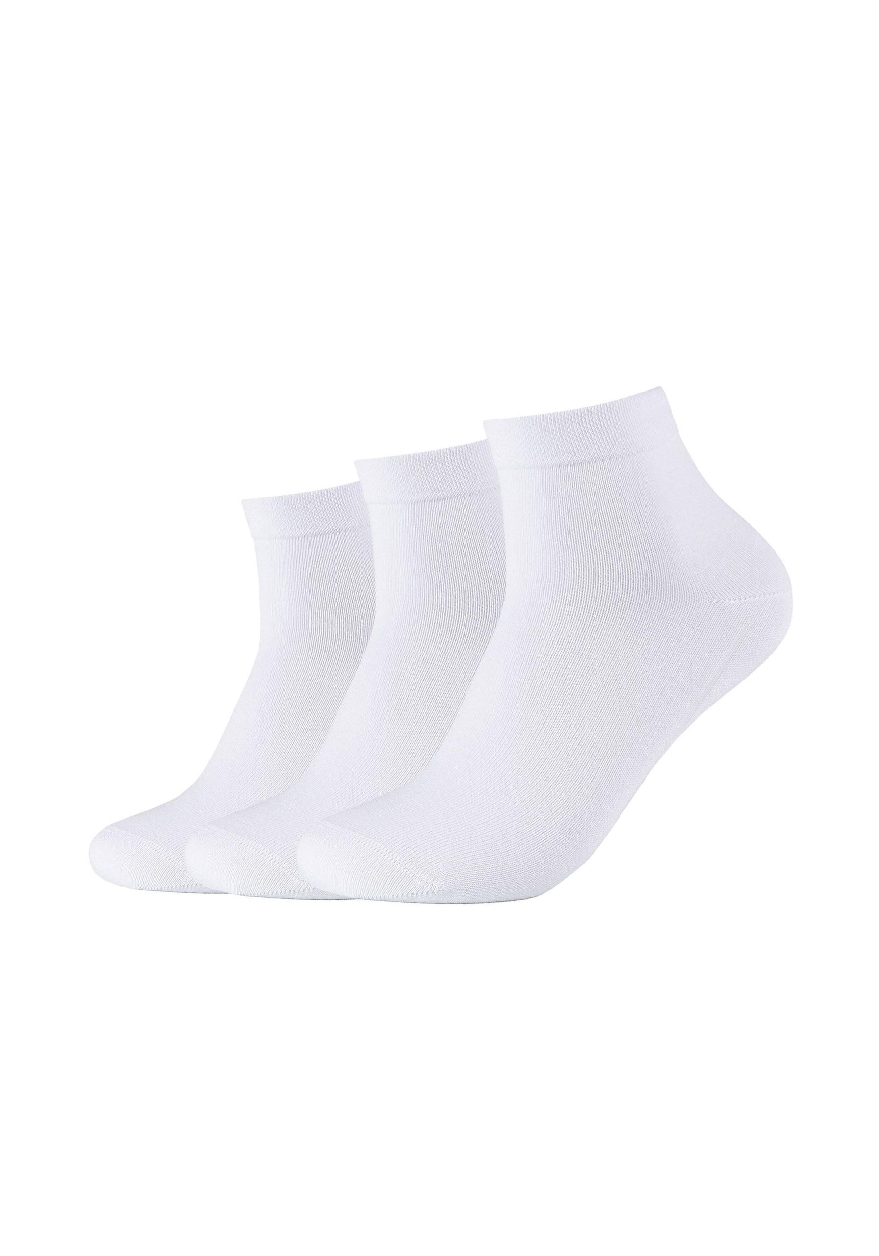 Unisex Socken (3 Paar) - Weiß / 35-38