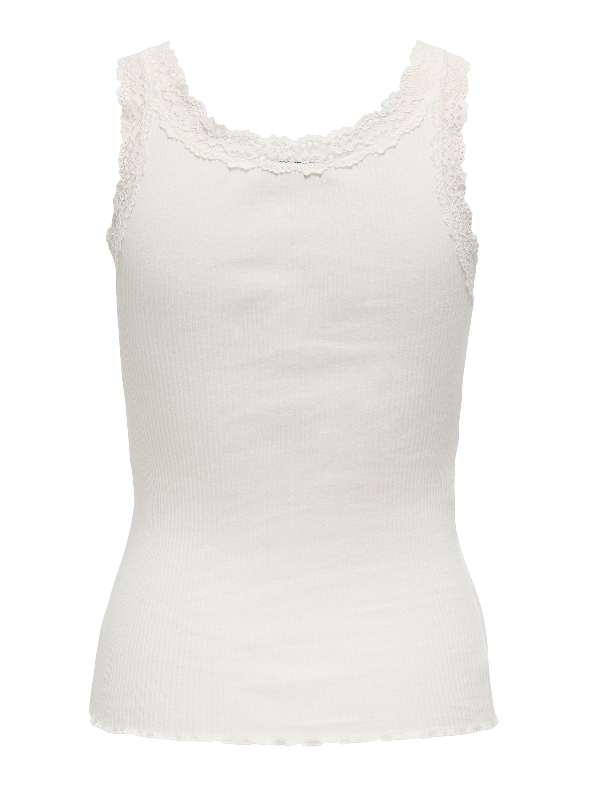 ONLSARA SHARAI LACE TANK TOP JRS NOOS S Normal geschnitten - Cloud Dancer