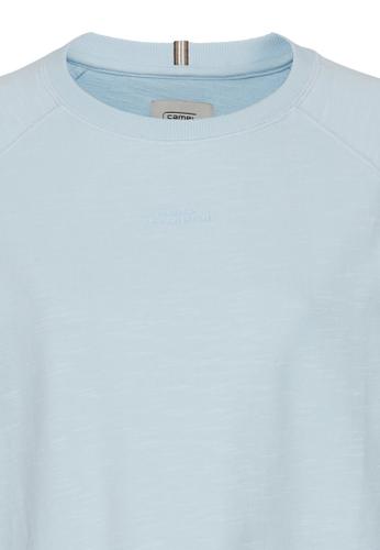 Langarmshirt aus reiner Baumwolle S Regular Fit - French Blue