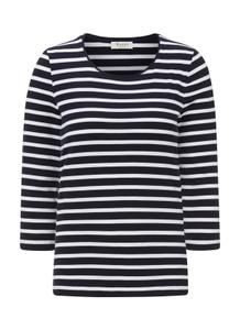 Longsleeve Rundhals 3/4 Arm 38 Slim Fit - Navy