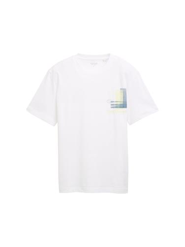 T-Shirt mit Print XXL Regular Fit - White