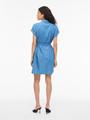 VINORI S/S SHIRT DRESS - NOOS 38 Normal geschnitten - Medium Blue Denim