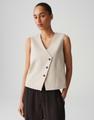 Weste "Warfa" - Beige / 38