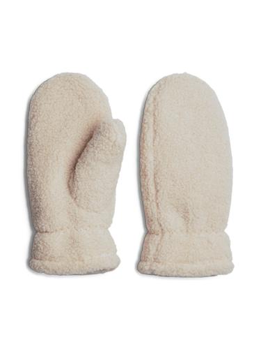 PCNETTY TEDDY MITTENS BC Grau M