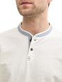 Poloshirt mit Stehkragen XL Regular Fit - Off White