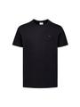T-Shirt Crewneck Peached L Regular Fit - Black