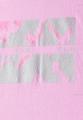 T-Shirt mit Folienprint L - Cherry Blossom Pink
