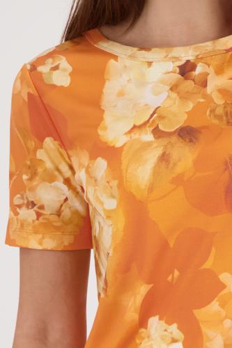 T-Shirt mit Blumen-Muster 44 - Aperitif Gemustert
