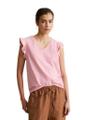 Volant-T-Shirt regular XS Regular Fit - Medium Pink_multi_01