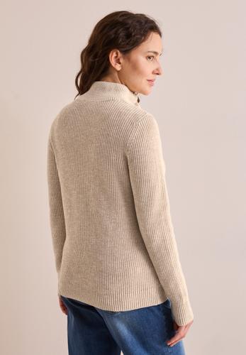 Mouliné Cardigan L - Sandy Desert Beige