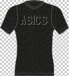 ASICS Herren Hemd LOGO TOP L in Schwarz