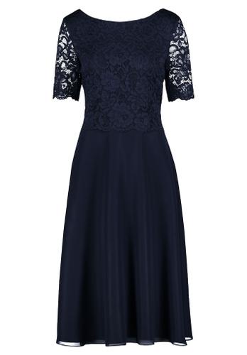 Cocktailkleid Blau 38