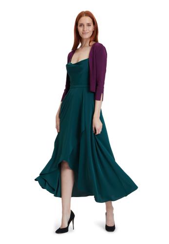 Strickbolero XXL Figurumspielend - Real Purple