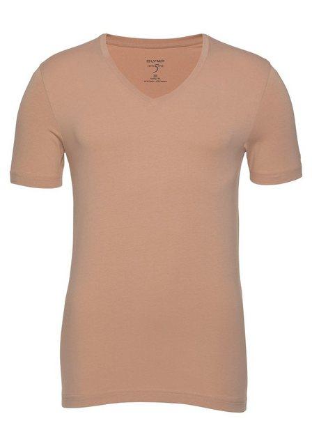 OLYMP Level Five Unterzieh-T-Shirt L body fit - Caramel