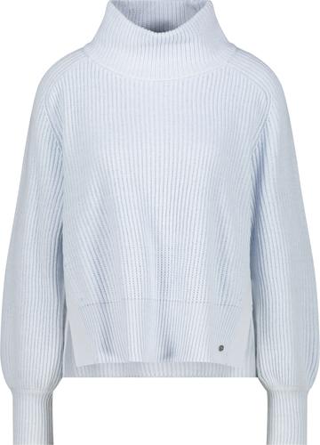Strickpullover mit Seitenschlitzen 46 - Ice Blue