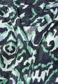 Gemustertes Volant-Kleid L - Slate Khaki