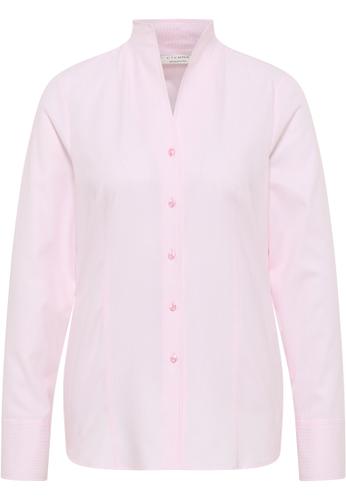 Bluse Jacquard Langarm 36/Langarm REGULAR FIT - Rosa