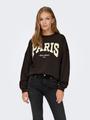 JDYMESA L/S O-NECK EMB SWEAT JRS NOOS L Normal geschnitten - Ganache