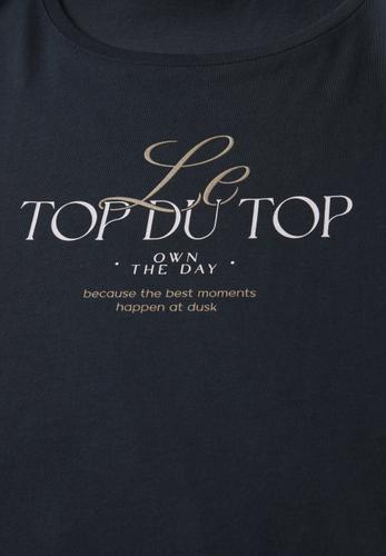 Shirt mit Turn-Up-Detail 38 - Deepwater Blue