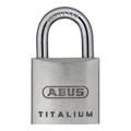 Abus Zylindervorhangschloss 64TI/20 Schlosskörper-B.20mm Titalium versch.-schl.ABUS