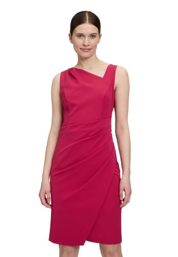 Cocktailkleid 42 Figurbetont - Dark Raspberry