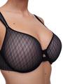 Smooth Lines Bedeckender Memory Foam-BH 75 B - Black/beige