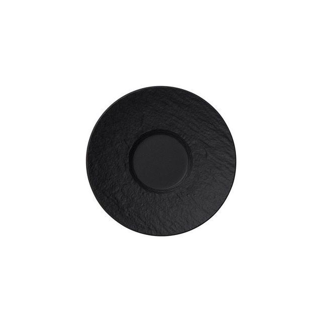 Villeroy und Boch Manufacture Rock Espressountertasse 12cm - Schwarz