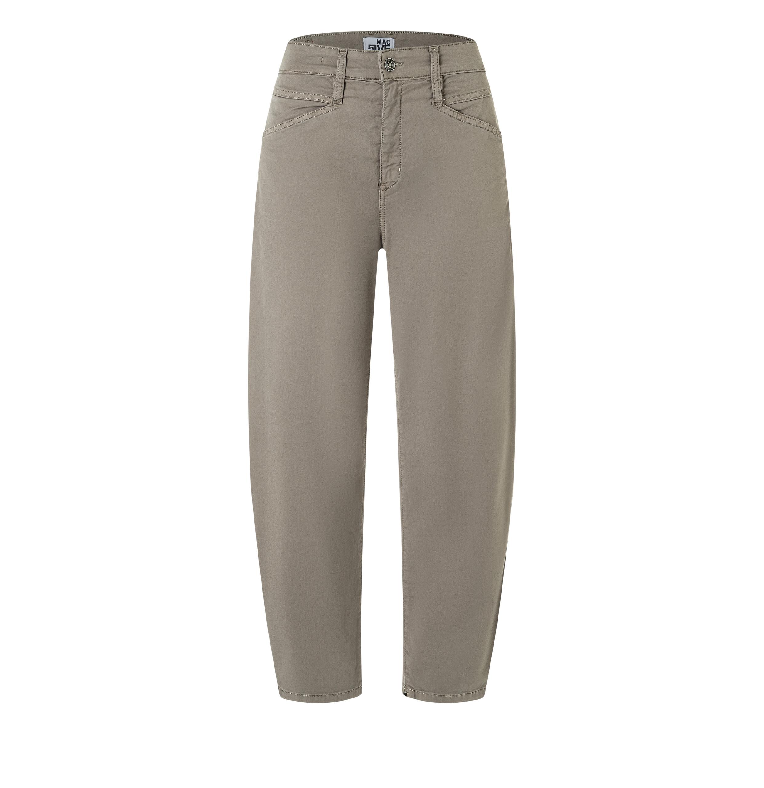 MAC JEANS - BORA, Authentic stretch gabardine 38/OL Relaxed Fit - Grün