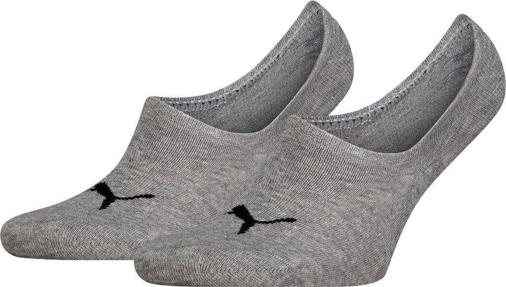 PUMA Herren Socken UNISEX FOOTIE 2P HIGH CUT 43-46 in Grau