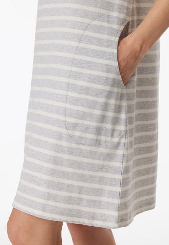 Nachthemd kurzarm, 95 cm Grau 44