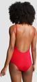 PUMA Damen Badeanzug SWIM WOMEN V-NECK CROSSBACK SW S in Rot
