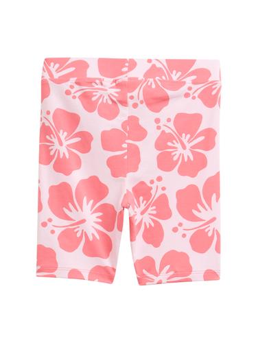 Radler-Shorts mit Blumenmuster 92/98 Skinny Fit - Big Pink Flower