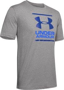 UNDER ARMOUR Herren Kurzarm GL FOUNDATION SS T S in Grau