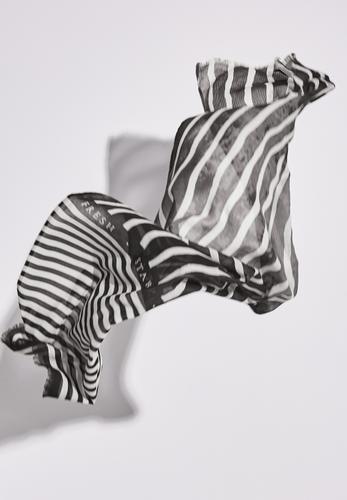 Strukturschal One size - Black