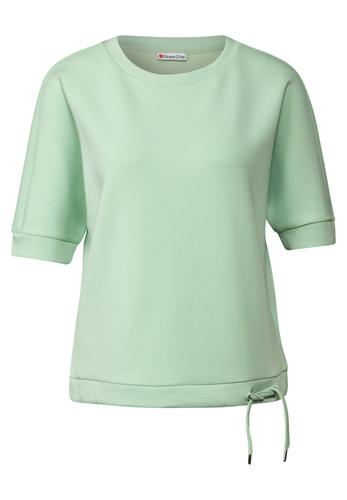 Silk-Look T-Shirt Grün 40