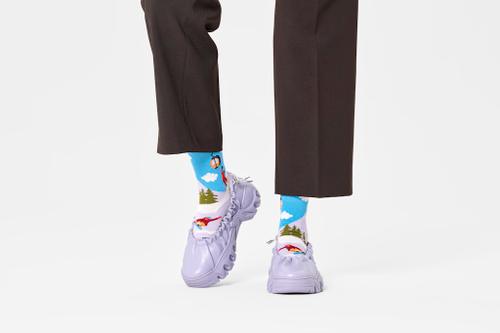Snowboard Sock Blau 41-46