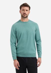 Pullover Crewneck Melange L Regular Fit - Arctic Blue