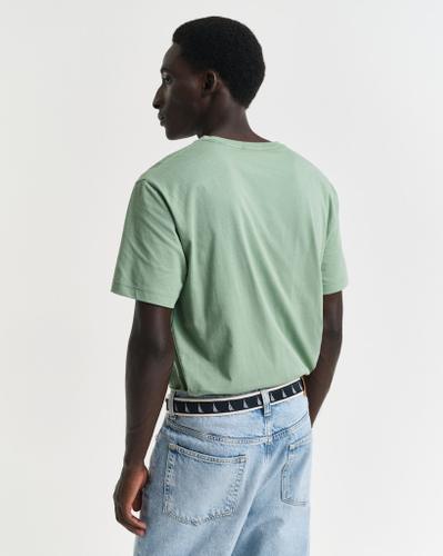 Regular Fit Shield T-Shirt Grün M