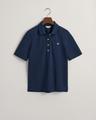 Shield Piqué Poloshirt S - Evening Blue