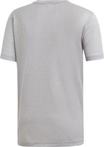 ADIDAS Kinder T-Shirt Train Squad 140 in Silber
