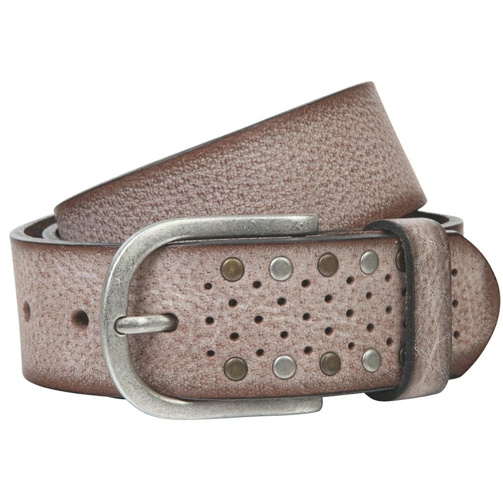 Ledergürtel LINDENMANN Grau 95