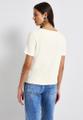 Weiches Strukturshirt Weiß 36