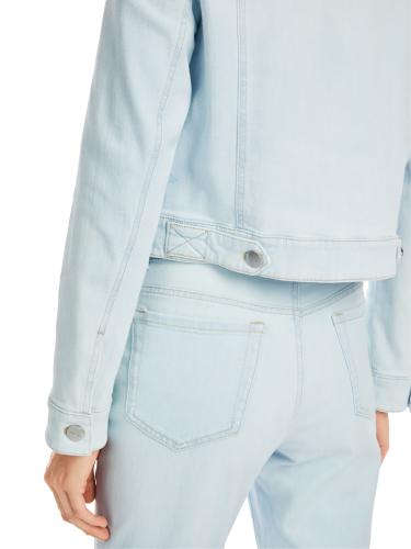 Bleached Jeansjacke "Rethink Together" 38 - Light Denim