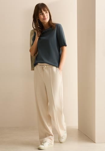 Basic Rippstruktur T-Shirt L - Slate Khaki