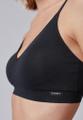 Skiny Damen Soft BH herausnehmbare Pads Cotton Essentials Schwarz 42