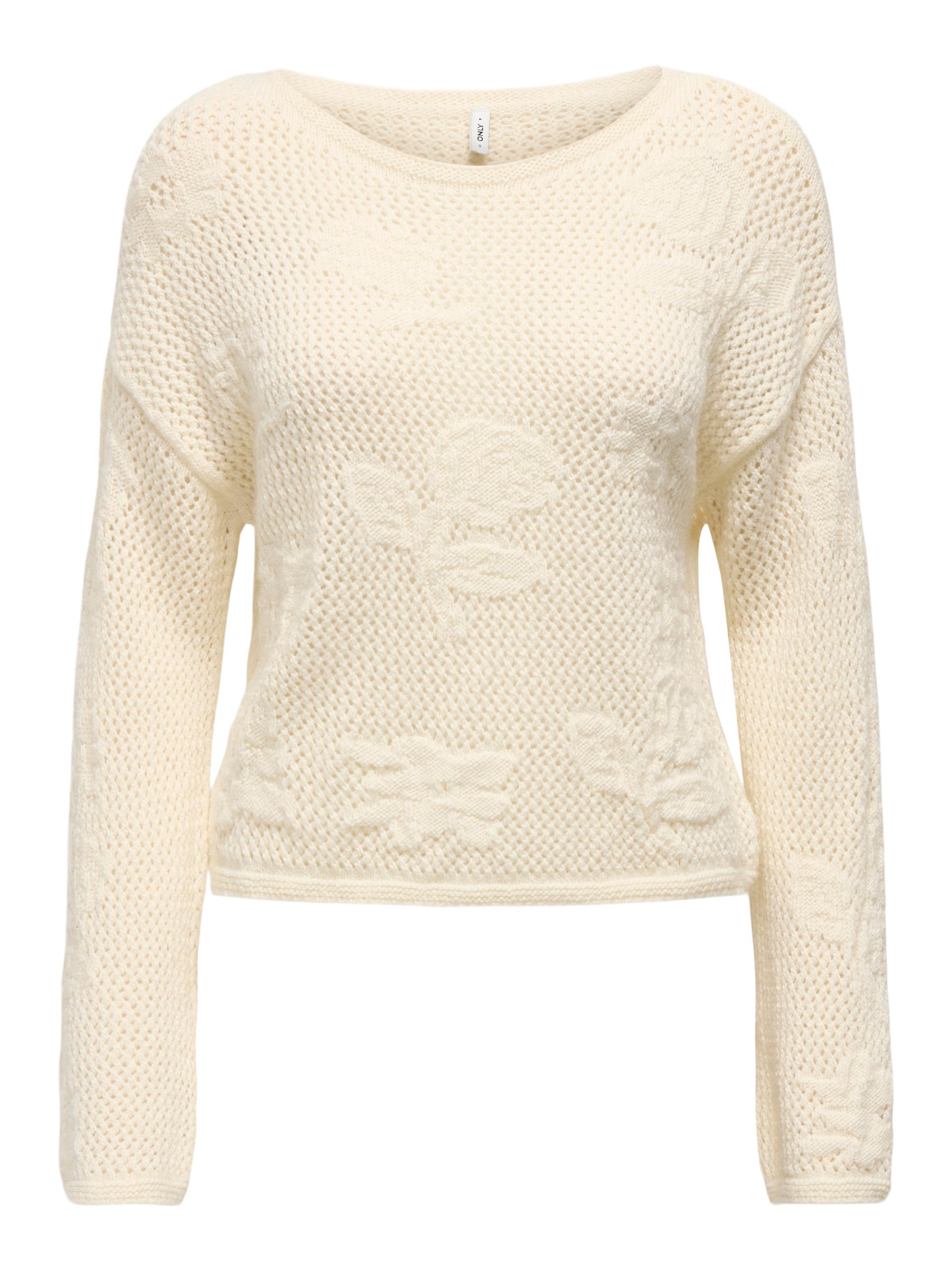 ONLSTACY LS O-NECK CC KNT M Normal geschnitten - Birch