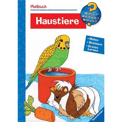 Ravensburger Buch - Wieso? Weshalb? Warum? - Malbuch - Haustiere