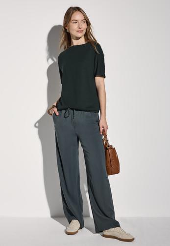 Shirt mit U-Boot-Ausschnitt 38 - Hunter Green