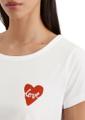 Print-T-Shirt regular Weiß XXL