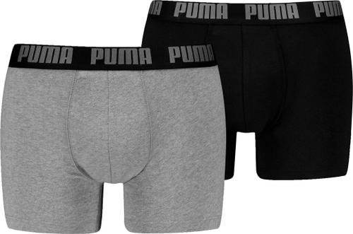 PUMA Herren Unterhose MEN EVERYDAY BASIC BOXER 2P S in Grau